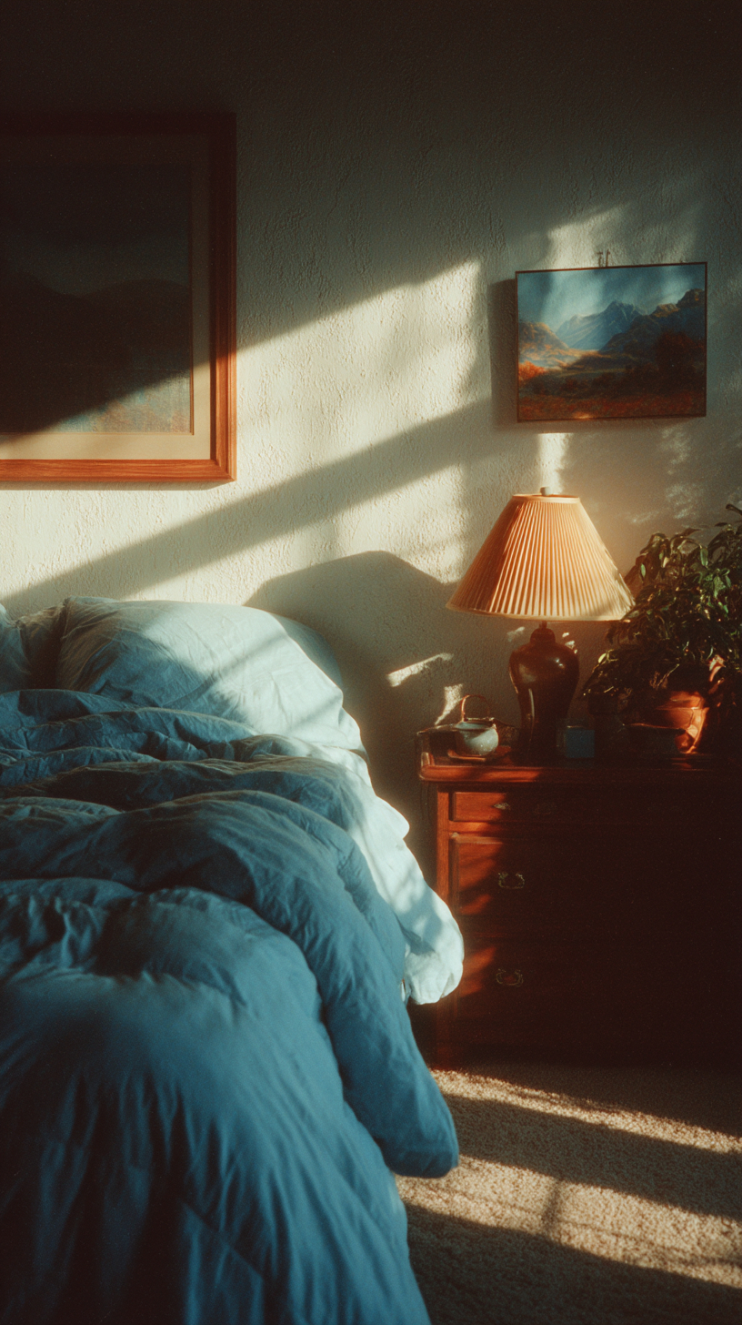 Decoração de um quarto em Los Angeles de 1978