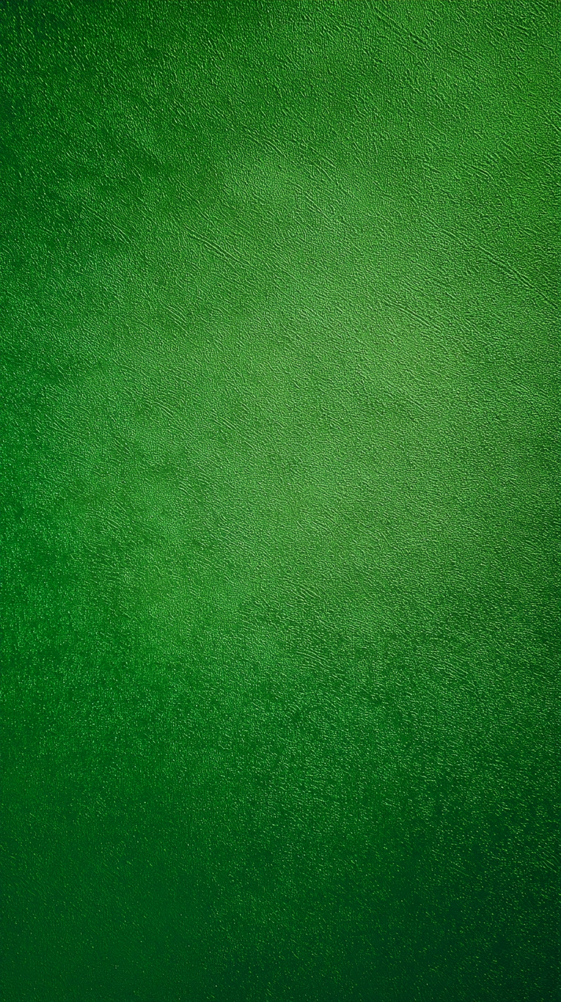 A fotografia profissional de cima apresenta uma superfície verde vibrante e lisa