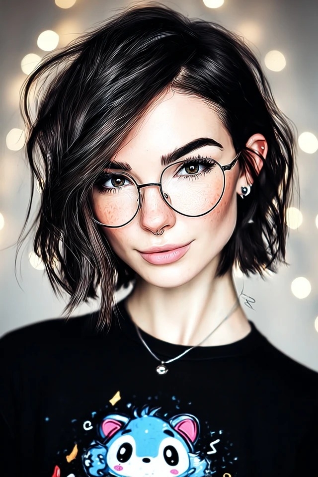 Hyper-detailed digital illustration is suitable for portrait commissions and character design