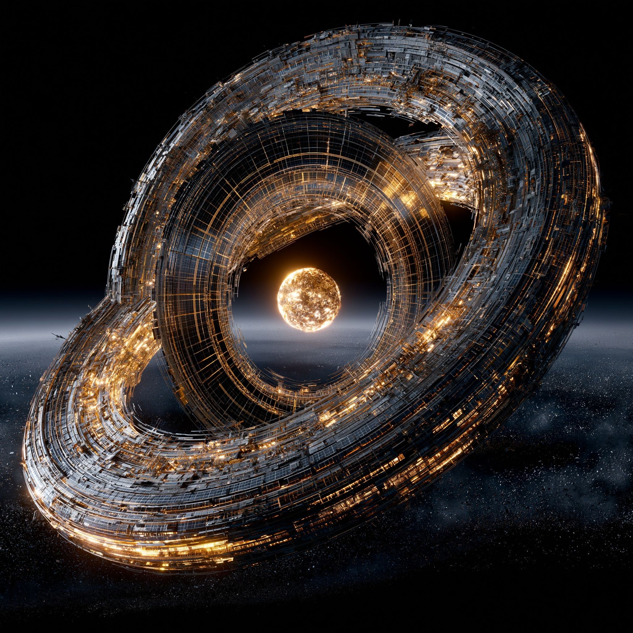 In the deep dark universe, there is a realistic ring world created by the Ringworld Engineers