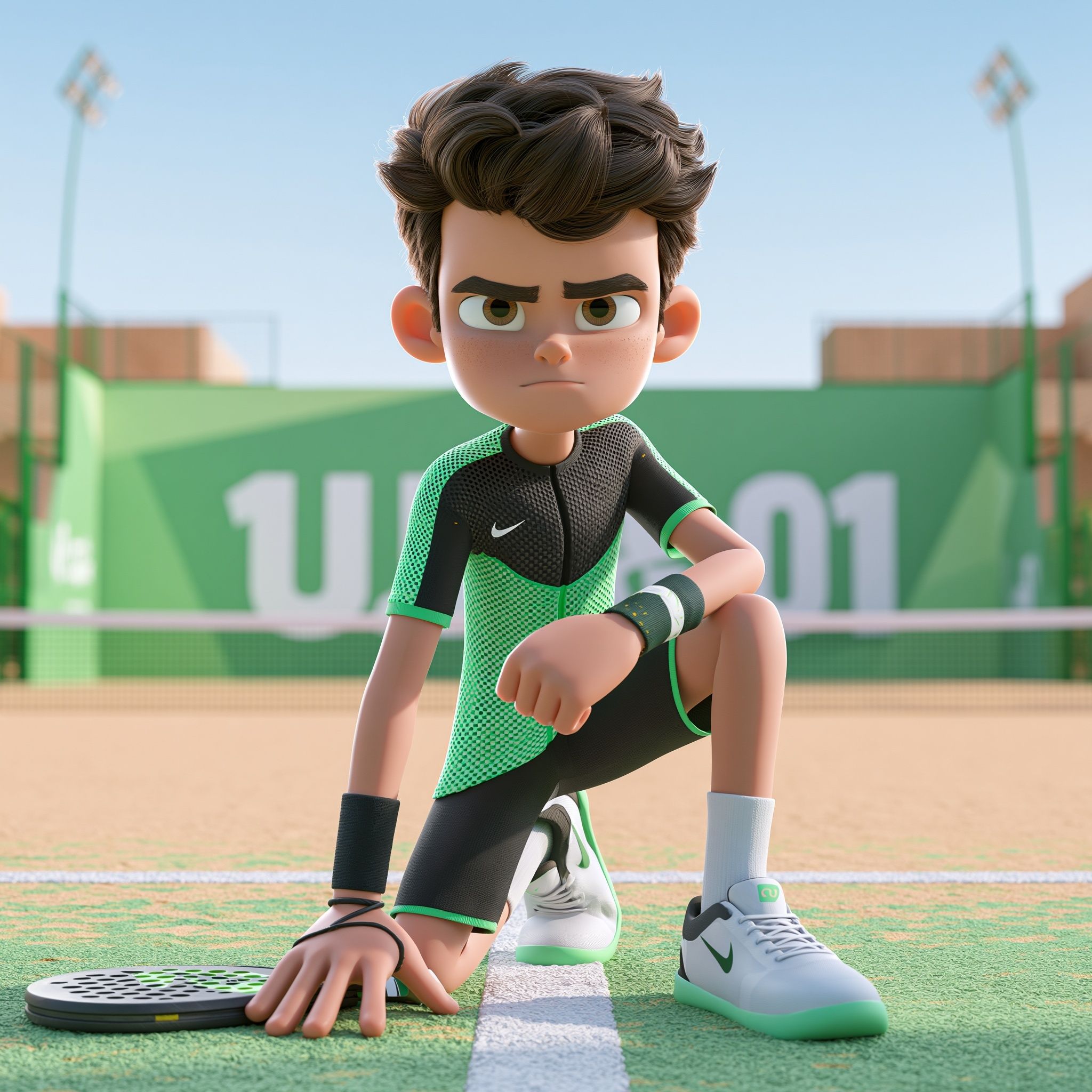 A boy named Issa starts playing padel at 5, works hard to become the world's best player