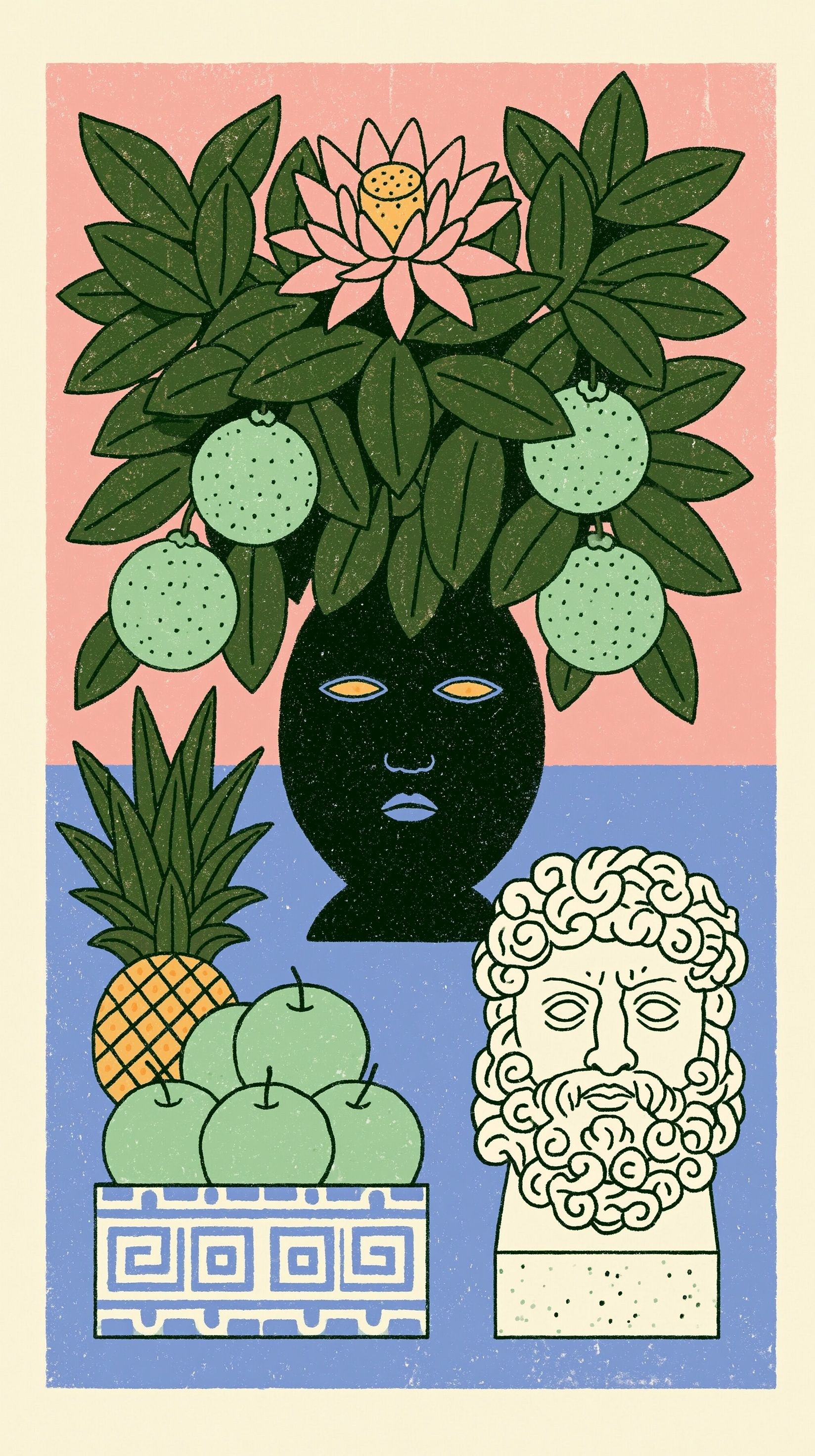Modern illustration art sales market