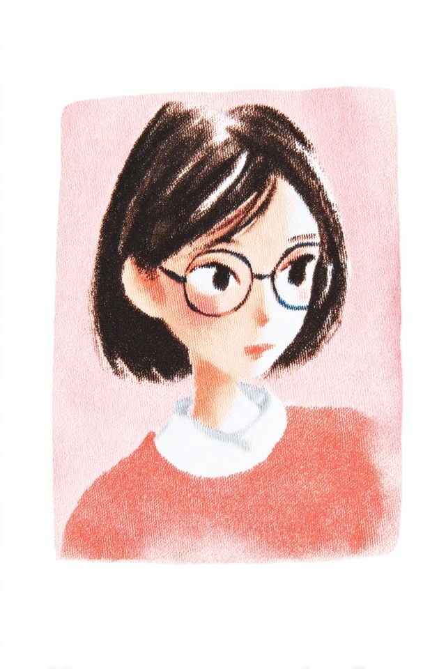Illustration pastel douce adaptée aux livres pour enfants, au design de papeterie et au style de vie confortable