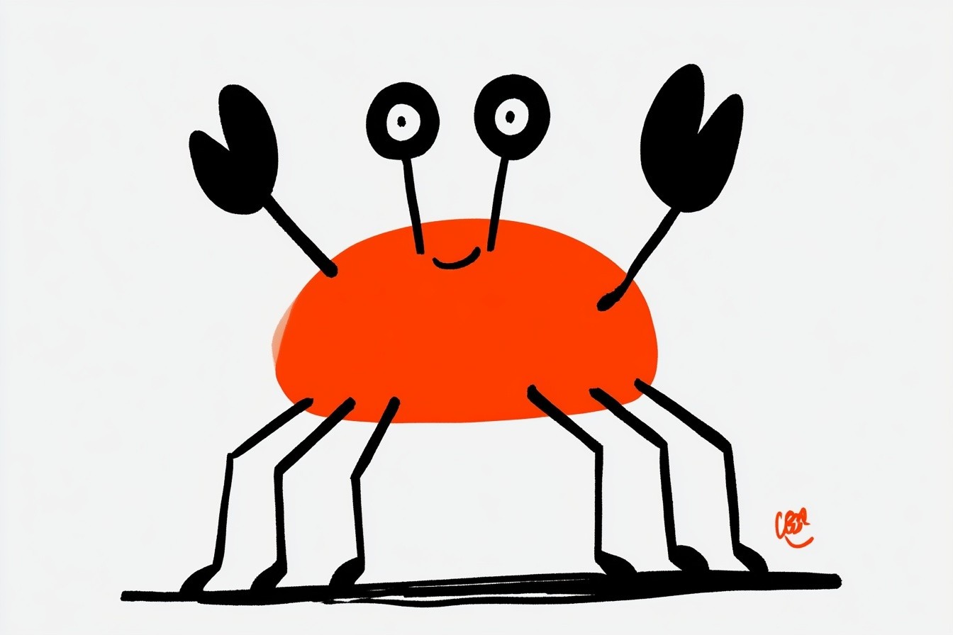 red crab figurine