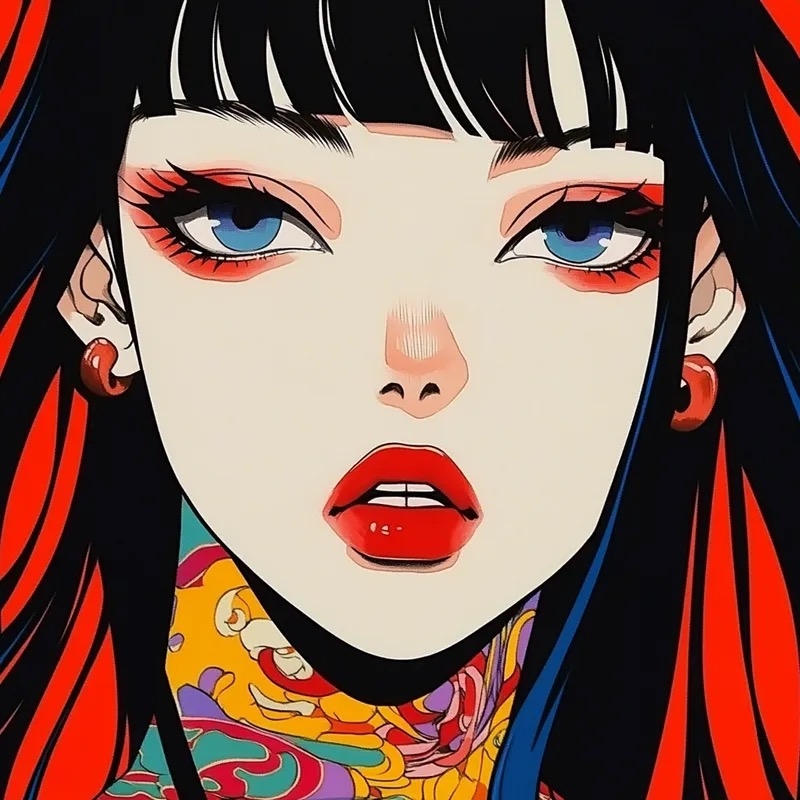 Die visuelle Verschmelzung von modernem Anime und Pop-Art