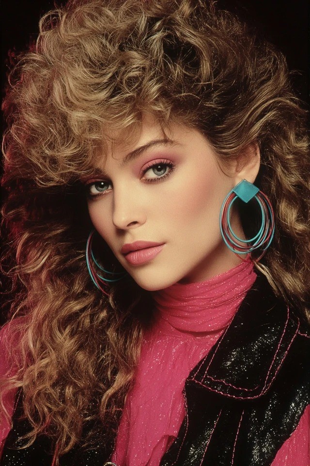 Wagemutige Glamour-Ästhetik der 1980er Jahre