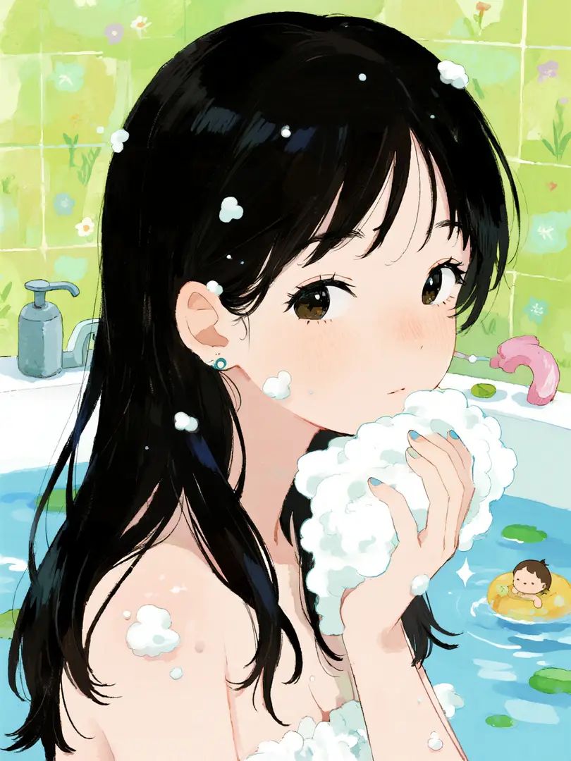 清新な水彩絵本が夢幻的な癒しの美学を表現