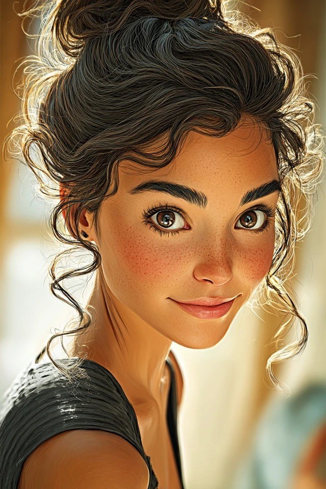 Pintura digital cálida de la hora dorada, adecuada para fotogramas de películas animadas y arte conceptual de personajes
