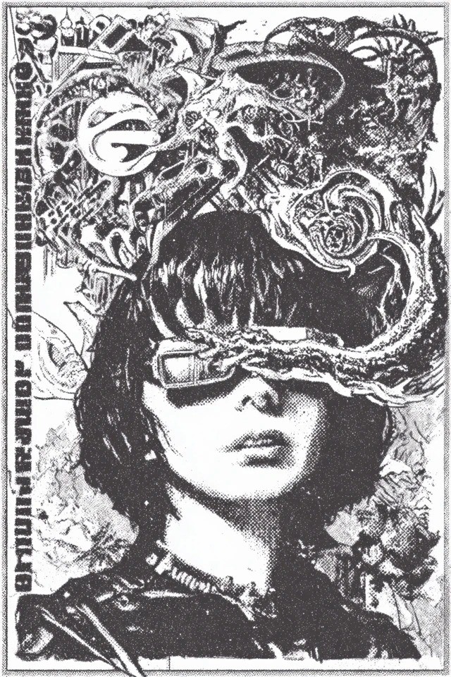 High-contrast black-and-white halftone dot texture suitable for underground music flyers