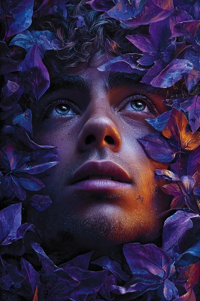 Pintura digital muy detallada adecuada para portadas de libros de fantasía y arte de álbum