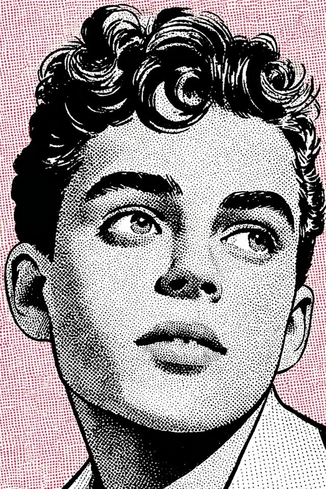 Design de arte pop de alto contraste, adequado para pôsteres retrô e ilustrações