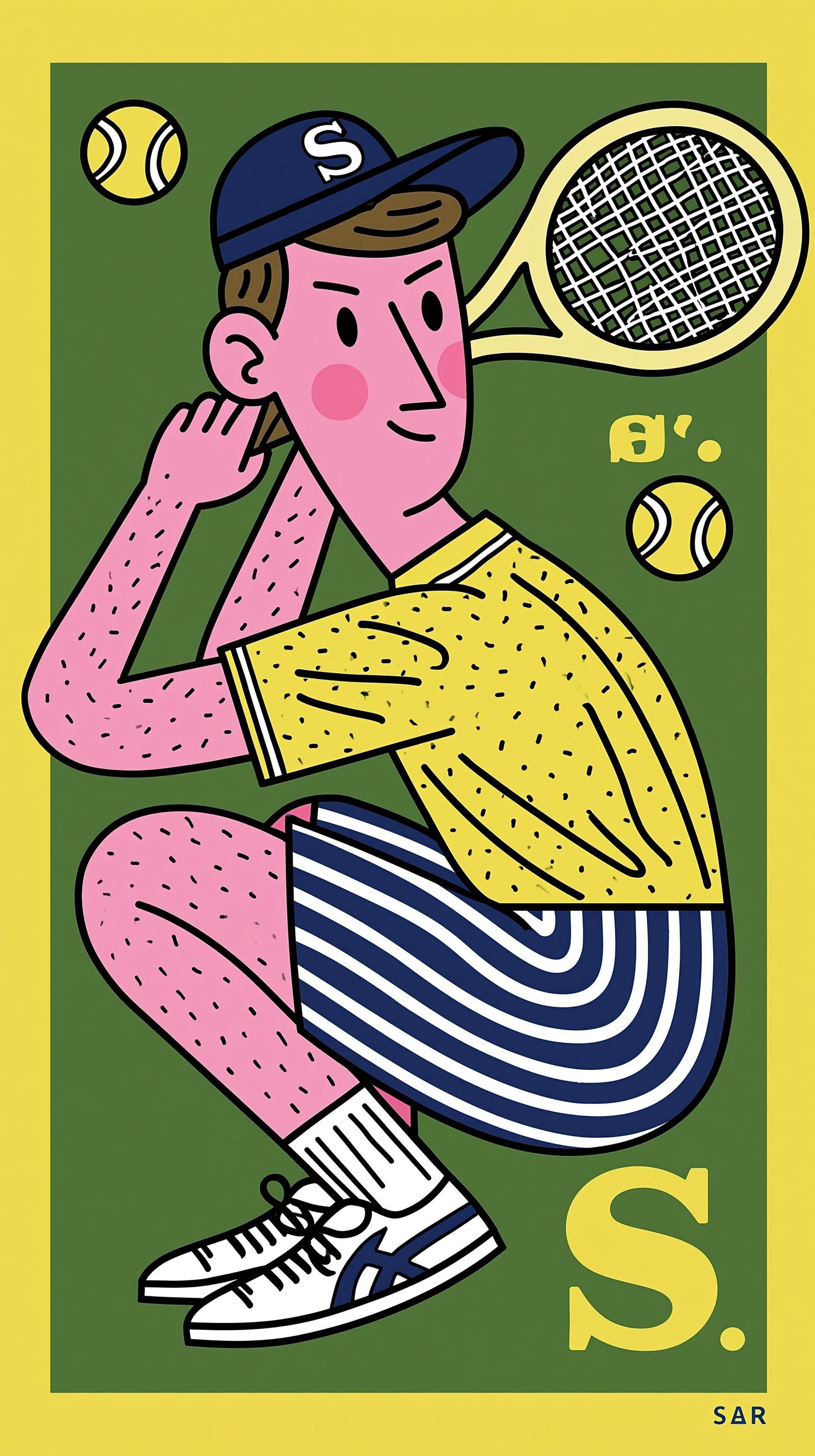 Tennis superstar's swing posture