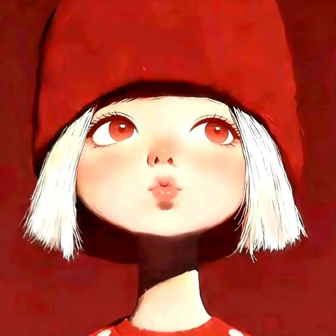 最初の画像はオリジナルで、その後は変化した表情と動作です