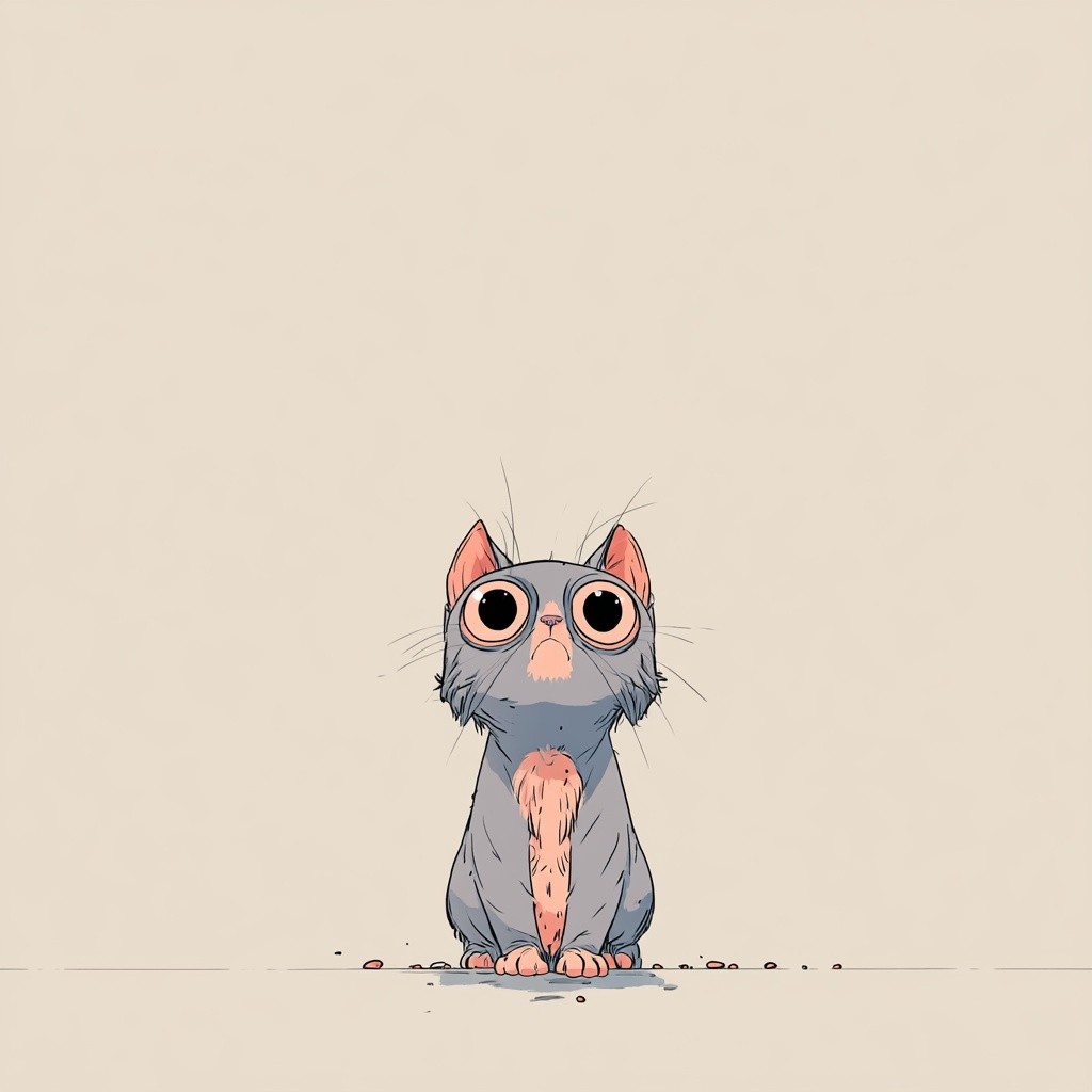 Generate an image of a cat using text