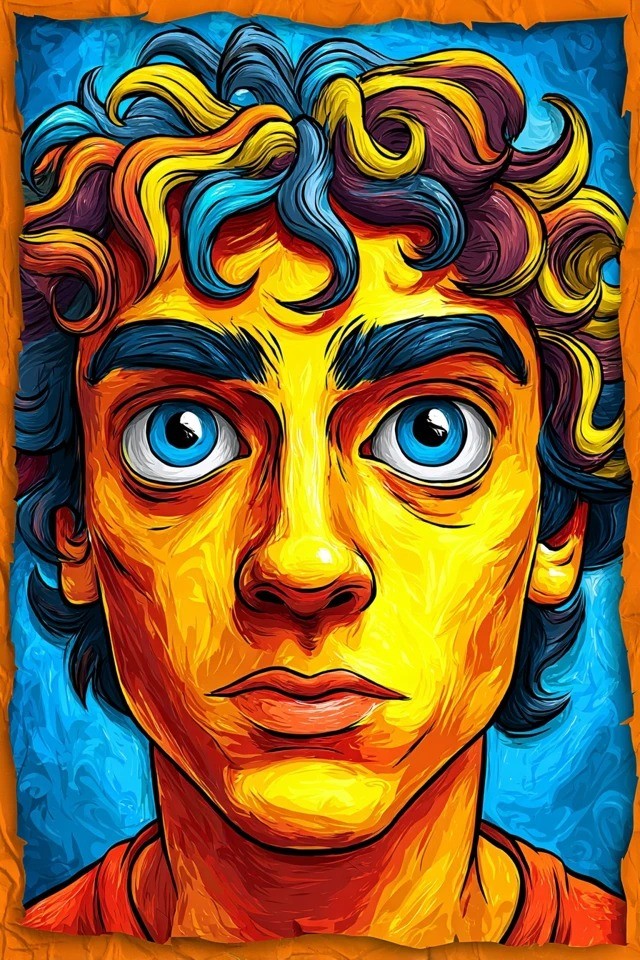 هذه لوحة جريئة مناسبة للموسيقى