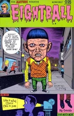 Daniel Clowes is a renowned American comic creator known for works like Eightball and his distinctive style