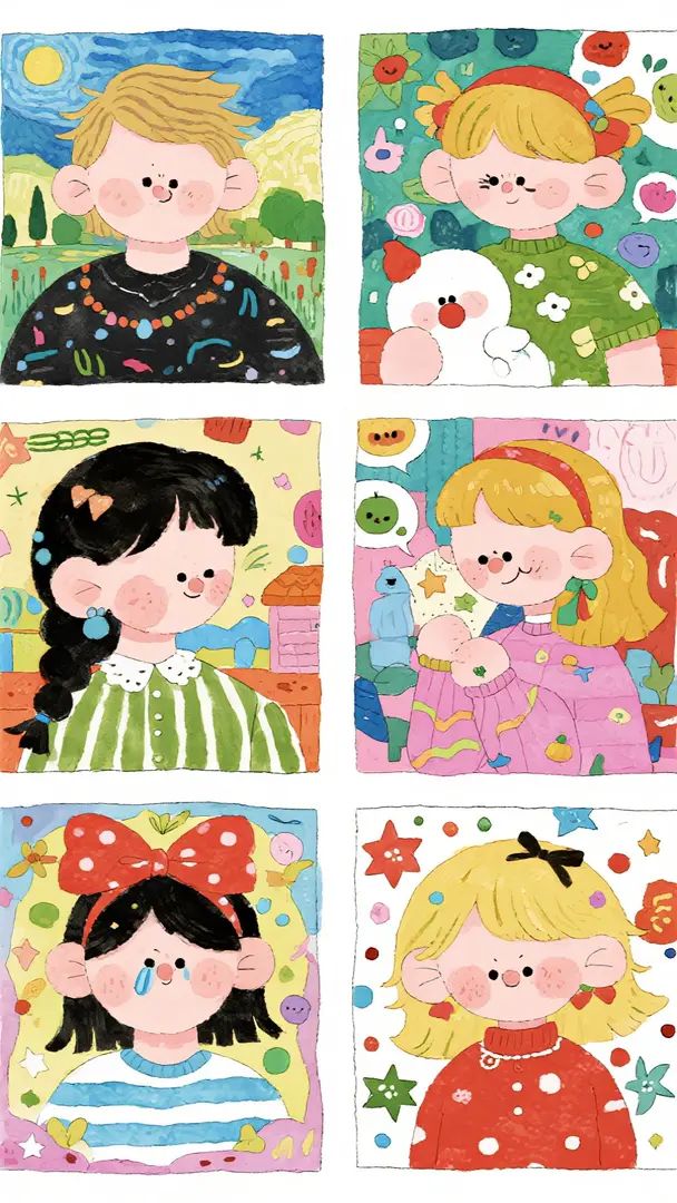 極繁なイラストスタイルが子供心と癒しの美学を融合