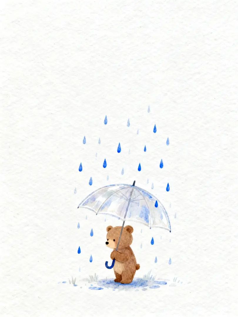 Handgezeichnetes Coverdesign mit traumhafter und heilender Atmosphäre