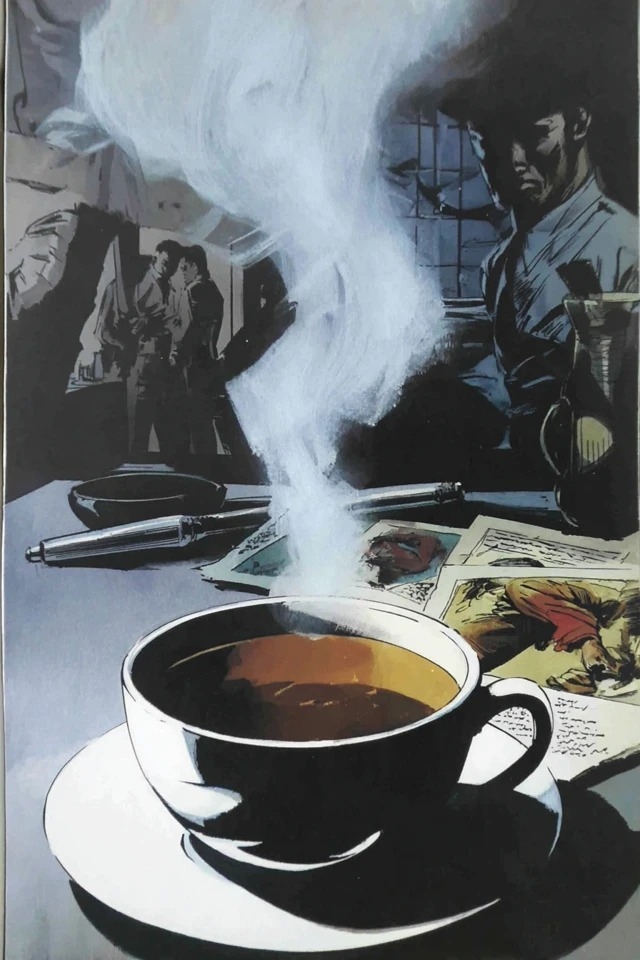 Das ist ein Graphic Novel, das für Noir-Krimi-Drama, historische Fiktion und psychologische Thriller geeignet ist