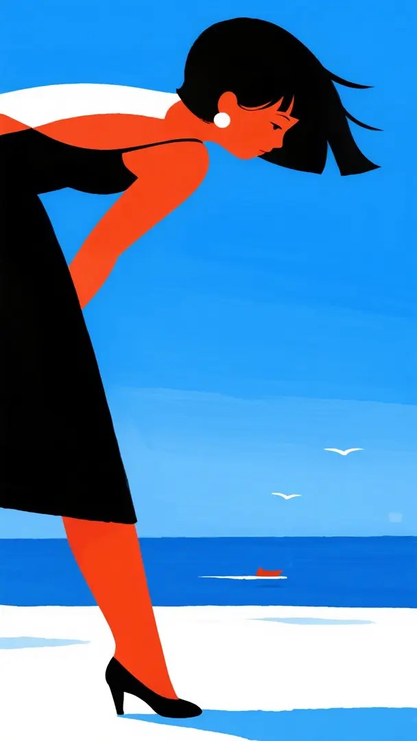 Luxury art illustrations showcase a Jimmy-style narrative