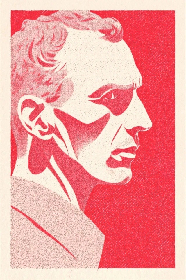 Ilustración vintage adecuada para carteles y portadas de libros