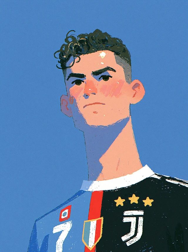 C Ronaldo in a poster illustration
