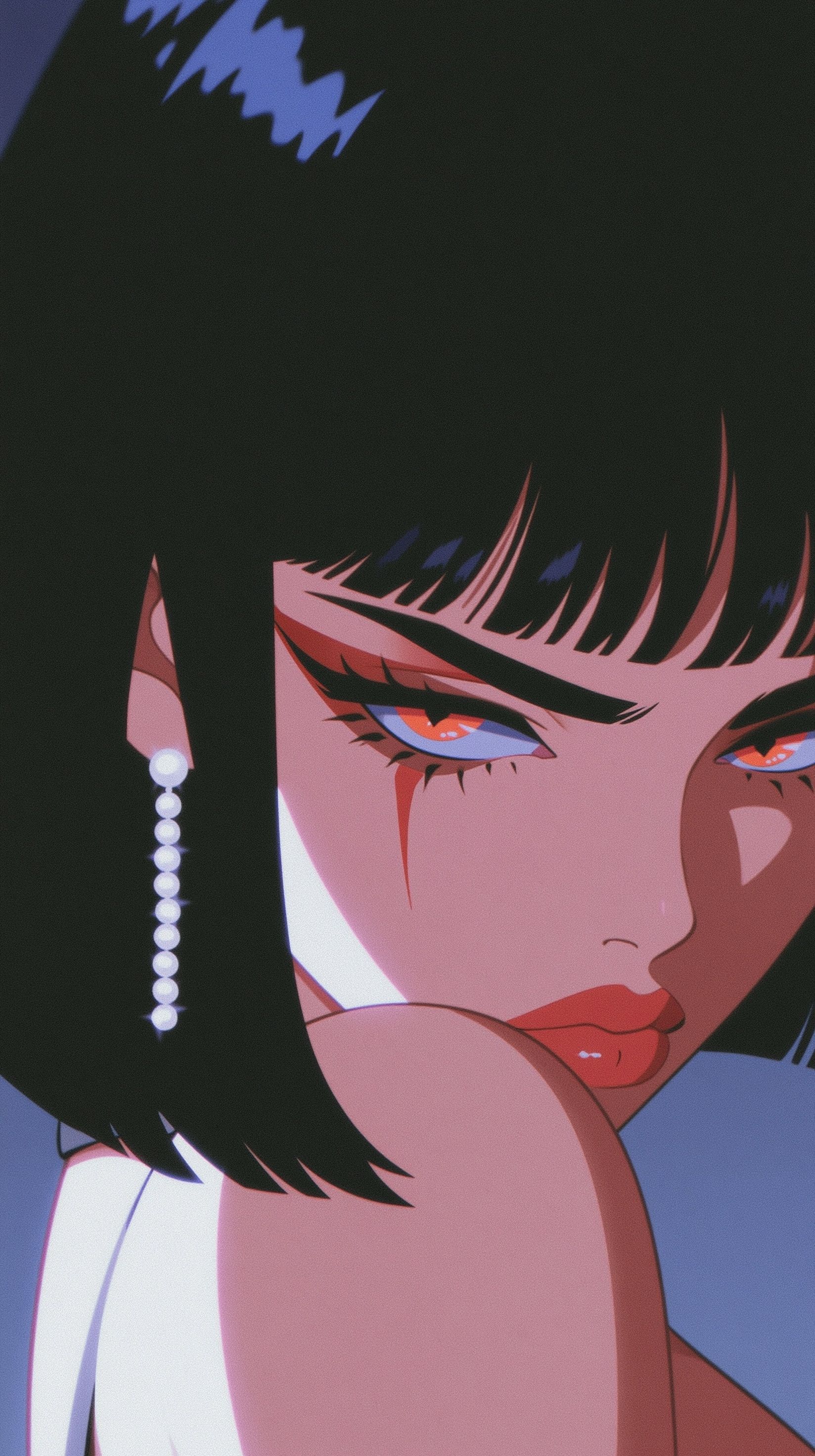 Close-up portrait of a cool girl