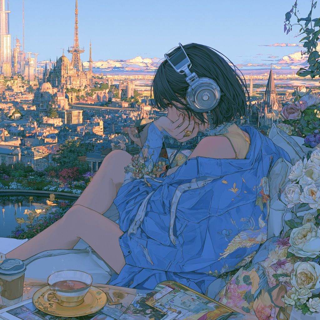 Realistic anime style