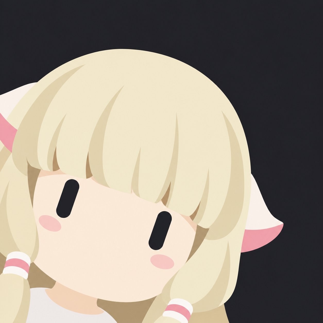 This is a close-up of a chibi anime-style girl