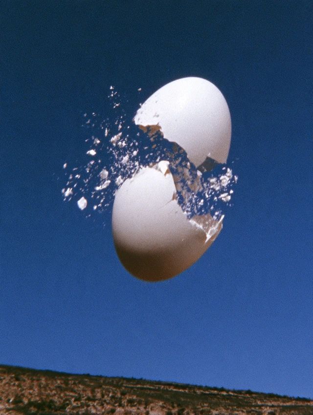 Filme de 1973 ovo cai do céu e quebra