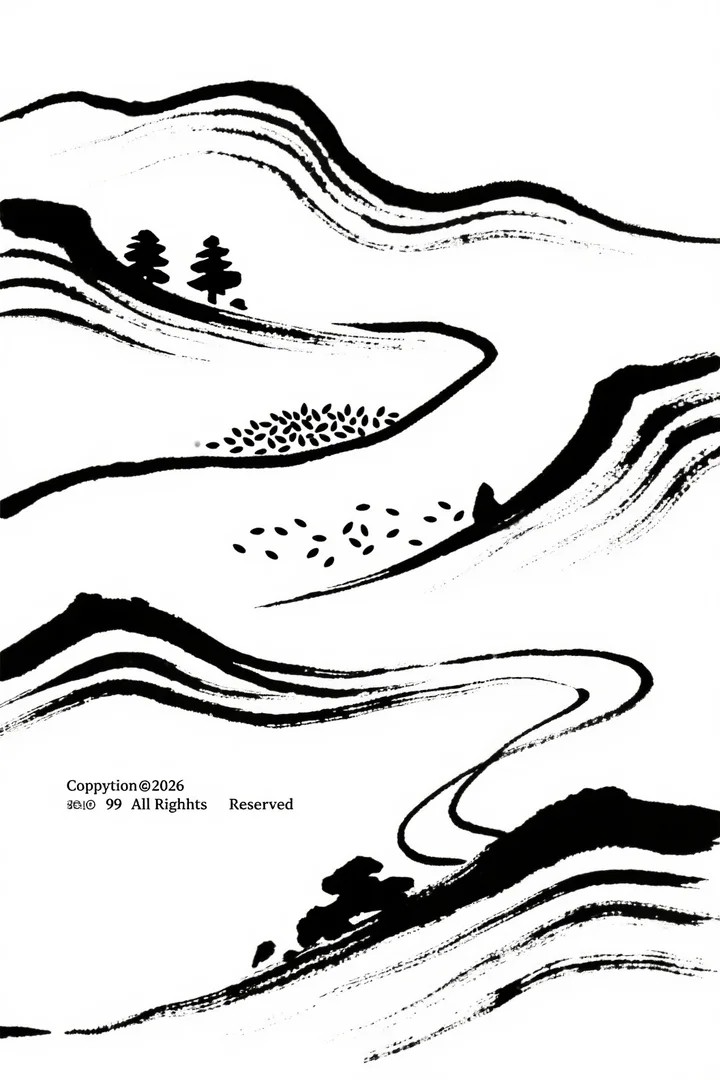 Create Chinese-style pattern design showcasing natural elements and minimalism